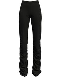 MACCAPANI - Geraffte Slim-Fit-Hose Aus Krepp - Lyst