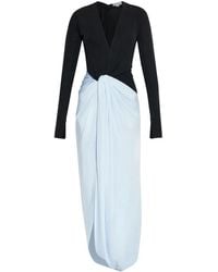 Victoria Beckham - Knot-Detail Jersey Gown - Lyst