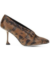 Proenza Schouler - Tee Snake-Effect Leather Pumps - Lyst