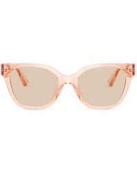ARMANI EXCHANGE - Transparent-Frame Cat-Eye Sunglasses - Lyst