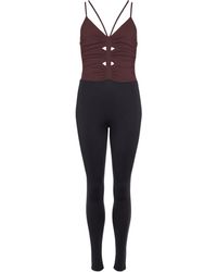 Eres - Indra Jumpsuit Met Ruches En Gekruiste Bandjes Op De Achterkant - Lyst