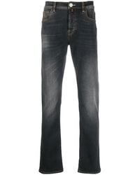 Billionaire - Logo-Patch Denim Jeans - Lyst