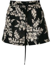Moncler High Waisted Shorts - Black