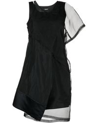 Undercover - Asymmetric Layered Single-sleeve Minidress - Lyst