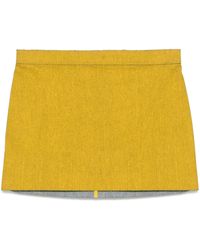Rick Owens - Coated-Finish Mini Skirt - Lyst