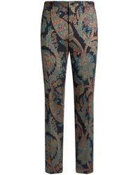 Etro - Paisley Jacquard Tailored Trousers - Lyst