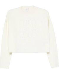Loewe - Wool Crewneck Sweater - Lyst