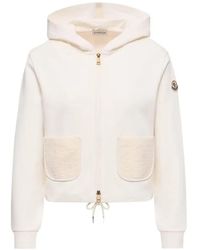 Moncler - Sudadera Con Capucha Y Parche Del Logo - Lyst