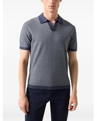 Bogner - Lyon V-Neck Piqué-Knit Polo Shirt - Lyst