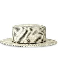 Maison Michel - Kiki Boater Hat - Lyst