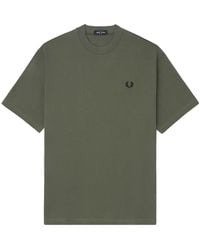 Fred Perry - Logo-Detail Cotton T-Shirt - Lyst