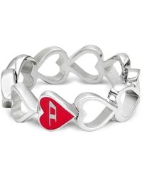 DIESEL - Stainless Steel Band Ring - Lyst