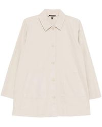 Eileen Fisher - Single-Breasted Coat - Lyst