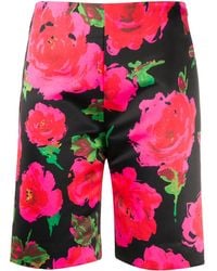Quinn - Floral Print Bermuda Shorts - Lyst