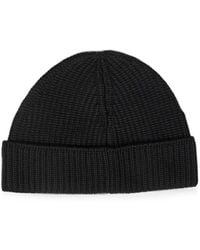 C.P. Company - Ribbed-Knit Wool Beanie Hat - Lyst