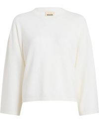 KHAITE - Wool Crew-Neck Sweater - Lyst