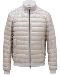 Herno - Quilted Zip-Up Jacket - Lyst