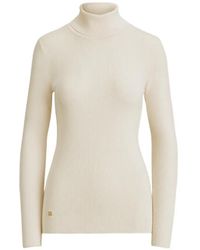 Ralph Lauren - Rib-Knit Turtleneck Jumper - Lyst