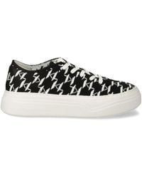 KARL LAGERFELD - Logo-Print Sneakers - Lyst