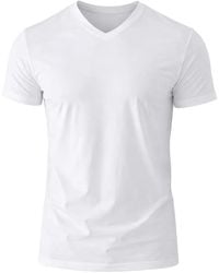 Patrick Assaraf - T-Shirt À Col V - Lyst