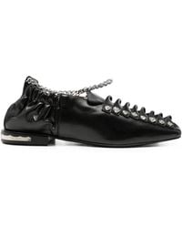 Toga - Stud-Embellished Chain-Link Loafers - Lyst