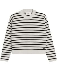 Ami Paris - Gestreifter Sailor Pullover - Lyst