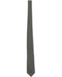 Emporio Armani - Geometric-Pattern Silk Tie - Lyst