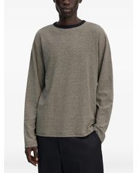 Another Aspect - Striped Long-Sleeve T-Shirt - Lyst