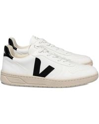 Veja - V-10 Vegan Cotton-Canvas Trainers - Lyst
