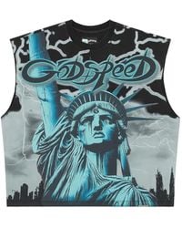 Godspeed - Voltage Graphic-Print Vest - Lyst