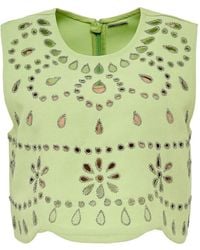 Alexis - Tavy Scalloped Top - Lyst