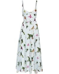 Oscar de la Renta - Robe Orchid À Coupe Longue - Lyst