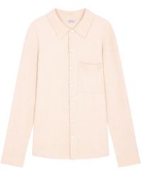 Fursac - Waffle-Knit Long-Sleeve Shirt - Lyst