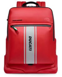 Piquadro - X Ducati Logo-Print Backpack - Lyst