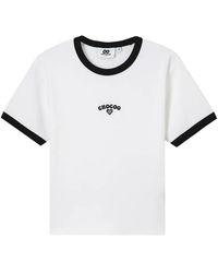 Chocoolate - T-Shirt En Coton À Broderies - Lyst