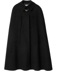 Burberry - Cape Mit Klassischem Kragen - Lyst