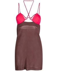 Nensi Dojaka - Cut-Out Cotton Minidress - Lyst