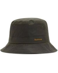 Barbour - Cappello Bucket Belsay Wax Sports - Lyst