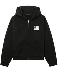 we11done - Bear-Graphic Zip-Up Hoodie - Lyst