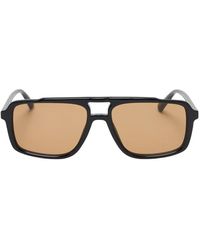 Le Specs - Le Gars Rectangle-Frame Sunglasses - Lyst
