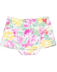 Chloé - Floral-Print Bikini Bottoms - Lyst