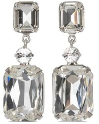 Jennifer Behr - Pendientes Justine con detalles de cristal - Lyst
