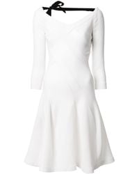 roland mouret black and white dress
