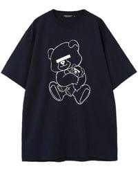Undercover - Teddy Bear-Print Cotton T-Shirt - Lyst