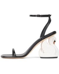 A.W.A.K.E. MODE - Beta Swan-Heel Sandals - Lyst