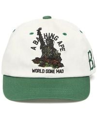 A Bathing Ape - A Bathing Ape Graphic Cotton Cap - Lyst
