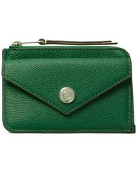 Tory Burch - Pebble Envelope Zip Card Case, One Size - Lyst
