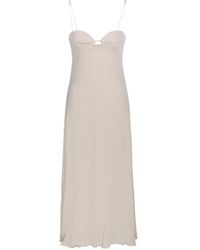 Johanna Ortiz - Robe En Soie À Coupe Mi-Longue - Lyst
