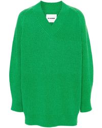 Jil Sander - Ribbed Knit Jumper - Lyst