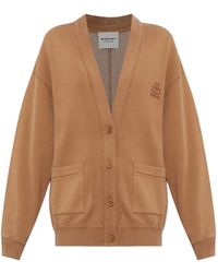 Isabel Marant - Cardigan Stephy À Logo Brodé - Lyst